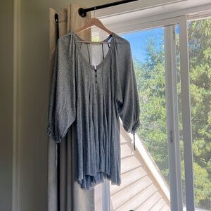 Free People Bubble Sleeve Tunic